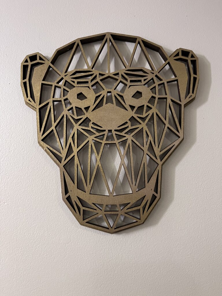 Animaux géométriques personnalisés bois cadeaux offrir artisanal découpe laser personnalisable qui a donné naissance